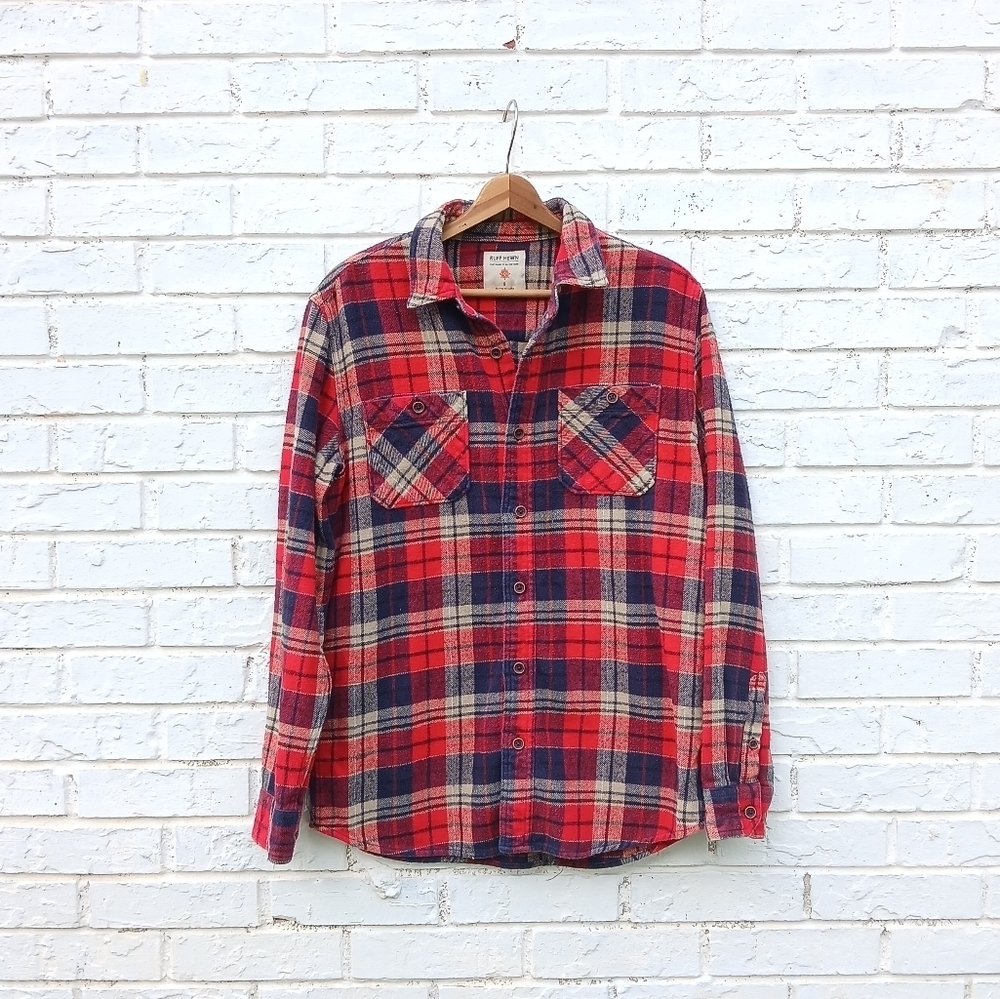 Vintage Ruff Hewn Flannel Shirt Small